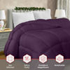 Picture of Utopia Bedding Comforter Duvet Insert, Quilted Comforter with Corner Tabs, Box Stitched Down Alternative Comforter Twin (Plum)