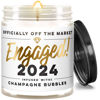 Picture of Wax & Wit 2024 Engagement Candles Gifts for Couples - Bridal Shower Gifts for Bride Gifts - Bachelorette Gifts for Bride to Be Gifts - Engagement Gifts for Her - Gifts for Newly Engaged Couples, 9oz