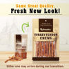 Picture of Afreschi Turkey Treats for Dogs, Dog Treats for Wrapped Series, All Natural Human Grade Dog Treat, Turkey Sourced from USA, Hypoallergenic, Rawhide Alternative, Wrapped Chicken Stick