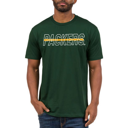 Picture of Junk Food Clothing x NFL - Green Bay Packers - Championship Drive - Unisex Adult Short Sleeve Fan T-Shirt for Men and Women - Size Large