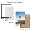 Picture of JCJMY 12x16 Picture Frame Black with 11x14 Mat, Display Photo 11x14 with Mat or 12 x 16 Without Mat, Wall Hanging Large Frame with Plexiglass, Black
