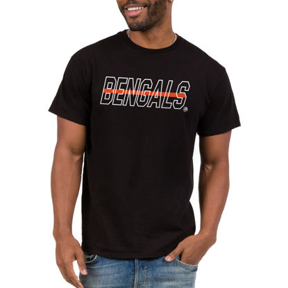 Picture of Junk Food Clothing x NFL - Cincinnati Bengals - Championship Drive - Unisex Adult Short Sleeve Fan T-Shirt for Men and Women - Size Large