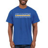 Picture of Junk Food Clothing x NFL - Los Angeles Chargers - Championship Drive - Unisex Adult Short Sleeve Fan T-Shirt for Men and Women - Size X-Large