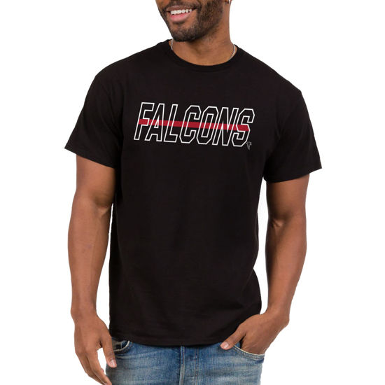 Picture of Junk Food Clothing x NFL - Atlanta Falcons - Championship Drive - Unisex Adult Short Sleeve Fan T-Shirt for Men and Women - Size Medium