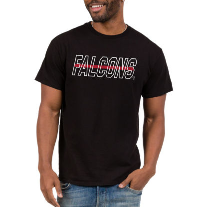 Picture of Junk Food Clothing x NFL - Atlanta Falcons - Championship Drive - Unisex Adult Short Sleeve Fan T-Shirt for Men and Women - Size Large