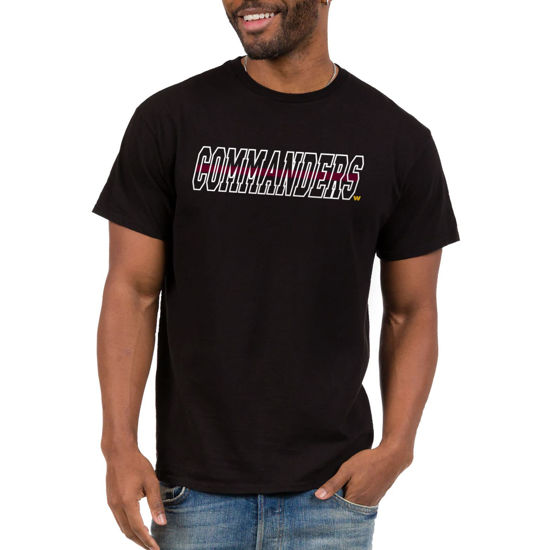 Picture of Junk Food Clothing x NFL - Washington Commanders - Championship Drive - Unisex Adult Short Sleeve Fan T-Shirt for Men and Women - Size Large