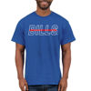 Picture of Junk Food Clothing x NFL - Buffalo Bills - Championship Drive - Unisex Adult Short Sleeve Fan T-Shirt for Men and Women - Size Small