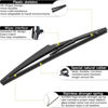 Picture of AUTOBOO 22"+21" Windshield Wipers with 12" Rear Wiper Blade Replacement for Dodge Durango 2011 2012 2013 2014 2015 2016 2017 2018 2019-2023, Jeep Grand Cherokee-Original Factory Quality (Pack of 3)