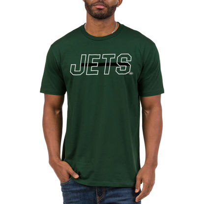 Picture of Junk Food Clothing x NFL - New York Jets - Championship Drive - Unisex Adult Short Sleeve Fan T-Shirt for Men and Women - Size 3X-Large