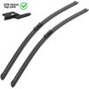 Picture of AUTOBOO 25"+22" Windshield Wipers with 15" Rear Wiper Blade Replacement for Volkswagen VW Tiguan 2018 2019 2020 2021 2022 -Original Factory Quality (Pack of 3)