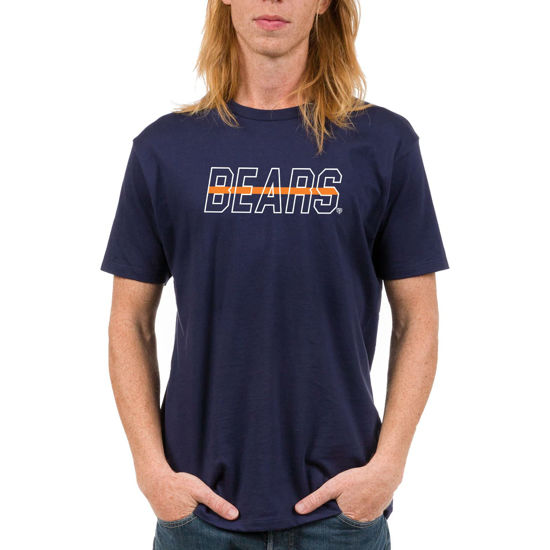 Picture of Junk Food Clothing x NFL - Chicago Bears - Championship Drive - Unisex Adult Short Sleeve Fan T-Shirt for Men and Women - Size Large