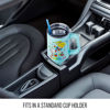 Picture of Silver Buffalo Rainbow Brite and Twink Sparkle Stainless Steel Tumbler with Handle and Straw, Fits in Standard Cup Holder, 40 Ounces