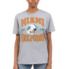 Picture of Junk Food Clothing x NFL - Miami Dolphins - Team Helmet - Unisex Adult Short Sleeve Fan T-Shirt for Men and Women - Size Large