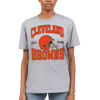 Picture of Junk Food Clothing x NFL - Cleveland Browns - Team Helmet - Unisex Adult Short Sleeve Fan T-Shirt for Men and Women - Size Large