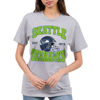 Picture of Junk Food Clothing x NFL - Seattle Seahawks - Team Helmet - Unisex Adult Short Sleeve Fan T-Shirt for Men and Women - Size Medium