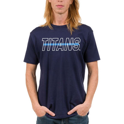 Picture of Junk Food Clothing x NFL - Tennessee Titans - Championship Drive - Unisex Adult Short Sleeve Fan T-Shirt for Men and Women - Size Small