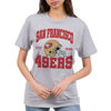 Picture of Junk Food Clothing x NFL - San Francisco 49ers - Team Helmet - Unisex Adult Short Sleeve Fan T-Shirt for Men and Women - Size Small