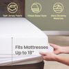 Picture of SafeRest 100% Waterproof Twin Size Mattress Protector - Fitted with Stretchable Pockets - Machine Washable Cotton Mattress Cover for Bed - Perfect Bedding Airbnb Essentials for Hosts