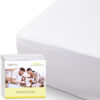 Picture of SafeRest 100% Waterproof Queen Size Mattress Protector - Fitted with Stretchable Pockets - Machine Washable Cotton Mattress Cover for Bed