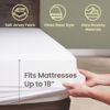 Picture of SafeRest 100% Waterproof Queen Size Mattress Protector - Fitted with Stretchable Pockets - Machine Washable Cotton Mattress Cover for Bed