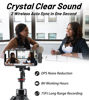 Picture of NPTCL Wireless Lavalier Lapel Mini Microphone for iPhone iPad Android - Noise Cancelling Phone Microphone USB C & Lightning for Video Recording Vlog TikTok YouTube