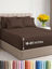 Picture of Extra Deep Cal King Sheet Set - 6 Piece Breathable & Cooling Sheets - Hotel Luxury Bed Sheets Set - Easy & Secure Fit - Soft, Wrinkle Free & Comfy Sheets Set - Brown Sheet Set with Extra Deep Pockets
