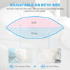 Picture of EIUE Bed Pillows for Sleeping 2 Pack Queen Size，Super Soft Down Alternative Microfiber Filled Pillows,Pillows for Side and Back Sleepers,20 x 30 Inches,Blue