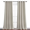 Picture of NICETOWN Natural Room Darkening Curtains 102" Long for Boho Farmhouse Home Decoration, 55" Wide, Set of 2, Window Treatment Total Privacy Drape Panels for Bedroom Living Room Guest Room