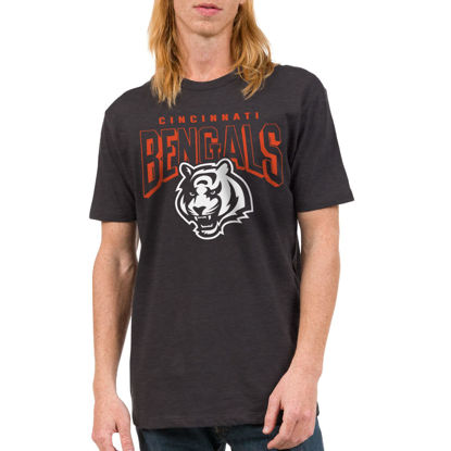 Picture of Junk Food Clothing x NFL - Cincinnati Bengals - Bold Logo - Unisex Adult Short Sleeve Fan T-Shirt for Men and Women - Size X-Large