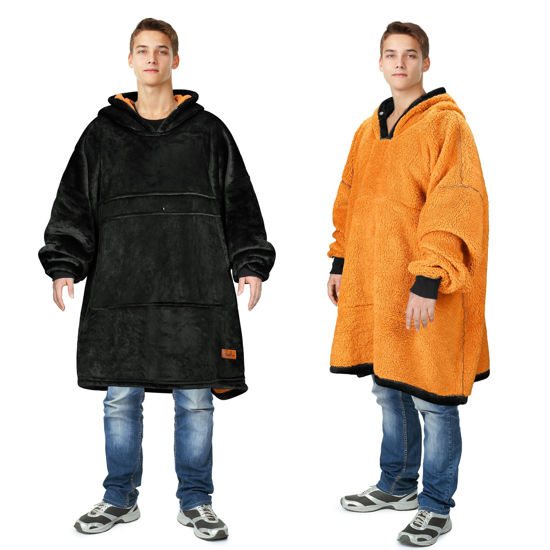 Picture of Catalonia Oversized Blanket Hoodie Sweatshirt, Comfortable Wearable Blanket Pullover Adults Men Women Teenagers College Sports Team