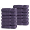 Picture of Chakir Turkish Linens | Hotel & Spa Quality 100% Cotton Premium Turkish Towels | Soft & Absorbent (12-Piece Washcloths, Plum)