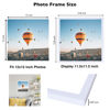 Picture of JCJMY 12x12 inch Picture Frame, Horizontal and Vertical Formats for Wall Hanging, 12 x 12 Wall Gallery Poster Photo Frame with Shatter Resistant Plexiglass, White