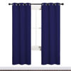 Picture of NICETOWN Blackout Draperies Curtains, All Season Thermal Insulated Solid Grommet Top Blackout Curtains/Drapes for Kid's Room (Royal Blue, 1 Pair, 34 x 72 inches)
