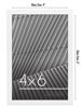 Picture of Americanflat 4x6 Picture Frame in White - Thin Border Photo Frame with Shatter-Resistant Glass, Hanging Hardware, and Built-in Easel for Horizontal or Vertical Display Formats for Wall or Tabletop