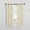 Picture of NICETOWN Room Darkening Curtain Panels for Living Room, Thermal Insulated Grommet Room Darkening Draperies/Drapes for Window (Beige, 2 Panels, W29 x L45 -Inch)