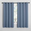 Picture of NICETOWN Blackout Curtains for Kitchen Window, Sound & Heat & Cold Reducing Curtains & Drapes for Kids Bedroom, Home Decoration Draperies (Stone Blue, 55" Wide x 68" Long, 2PCs)