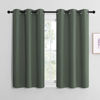 Picture of NICETOWN Blackout Curtain Panels, Home Decoration Thermal Insulated Solid Grommet Blackout Drape for Dining Room (Dark Mallard, 1 Pair, 42 by 48-Inch)