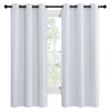 Picture of NICETOWN Room Darkening Draperies Curtains Panels, Window Treatment Thermal Insulated Grommet Room Darkening Curtains/Drapes for Bedroom (Greyish White, 2 Panels, 42 by 68)