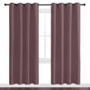 Picture of NICETOWN Dry Rose Blackout Curtains 78" Long for Office, Dining Room, 55" Wide, 2 Pieces, Guest Room, Sound Reducing Heat and Cold Block Curtain Panels for Modern Room Decorative