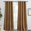 Picture of NICETOWN Sleek Blackout Curtains 102 inches Length for Windows, 2 Panels, Gold Brown, W55 x L102 -Inch, Noise Reducing and Block Draft Panels for Door Doorway Laundry Office Luxury Decor Theme