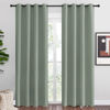 Picture of NICETOWN Greyish Green Blackout Curtains 86" Long for Office, Dining Room, Guest Room, Sound Reducing Heat and Cold Block Curtain Panels for Modern Room Decorative (55" Wide, 2 Pieces)