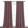 Picture of NICETOWN Dry Rose Blackout Curtains 108" Long for Office, Dining Room, 55" Wide, 2 Pieces, Guest Room, Sound Reducing Heat and Cold Block Curtain Panels for Modern Room Decorative
