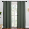 Picture of NICETOWN Window Treatment Thermal Insulated Solid Grommet Blackout Curtains/Drapes for Bedroom (Dark Mallard, Set of 2 Panels, 42 by 84 Inch)