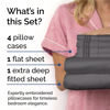 Picture of Extra Deep Full Sheet Set - 6 Piece Breathable & Cooling Sheets - Hotel Luxury Bedding Set w/18-24 Inch Extra Deep Pockets - Easy & Secure Fit - Super Soft, Wrinkle Free and Comfy - Grey, Full Size