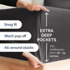 Picture of Extra Deep Full Sheet Set - 6 Piece Breathable & Cooling Sheets - Hotel Luxury Bedding Set w/18-24 Inch Extra Deep Pockets - Easy & Secure Fit - Super Soft, Wrinkle Free and Comfy - Grey, Full Size