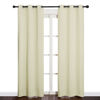 Picture of NICETOWN Blackout Curtains for Bedroom, Thermal Insulated Curtains & Drapes with Grommet Top for Living Room, Privacy Window Treatment Draperies (Beige, 34 W by 84 L, Set of 2)