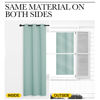 Picture of NICETOWN Patio Glass Door Panels - Blackout Curtains for Bedroom/Living Room, Privacy Panel Drapes for Dining Room and Guest Room (Aqua, 42 inches Wide x 95 inches Long, 1 Pair)