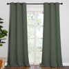 Picture of NICETOWN Room Darkening Curtain Panels - Toddler Boy Bedroom Drapes with Grommet Top, Energy Smart Window Treatment Curtains(Dark Mallard, 42 inches W x 95 inches L, 2 Panels)