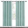 Picture of NICETOWN Aqua Blue Blackout Curtains 78" Long for Office, Dining Room, Guest Room, Sound Reducing Heat and Cold Block Curtain Panels for Modern Room Decorative (55" Wide by 78" Long, 2 Pieces)
