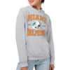 Picture of Junk Food Clothing x NFL - Miami Dolphins - Team Helmet - Unisex Adult Pullover Fleece Hoodie for Men and Women - Size X-Large , Grey
